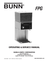 Bunn-O-Matic FPG User manual