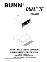 Bunn-O-Matic DUAL TF User manual