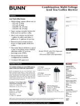 Bunn-O-Matic TW-MV Datasheet