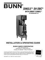 Bunn-O-Matic SINGLE SH DBC Operating instructions