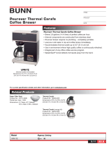 Bunn-O-Matic VPR-TC Datasheet