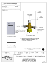 T & S Brass & Bronze Works 5EF-TMV Datasheet