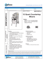 Univex SRM12 Datasheet