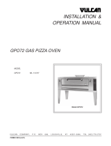Vulcan-Hart GPO72-ML-114737 Operating instructions
