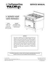 Vulcan-Hart V Series HDR User manual