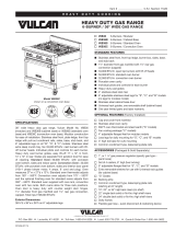 Vulcan Hart V6B36S Datasheet