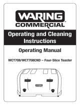 Waring Commercial WCT704 User manual