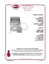 Wells Manufacturing MOD-100 Operating instructions