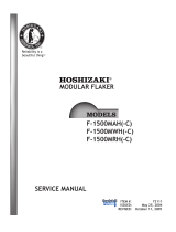 Hoshizaki American, Inc. F-1500MAH User manual