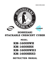 Hoshizaki American, Inc. KM-1600SRH-L-0 Operating instructions