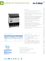 Ice-O-Matic ICEU305A Contained Cube Ice Maker Datasheet