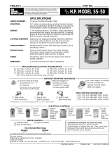 In-Sink-Erator SS-50-8 User manual