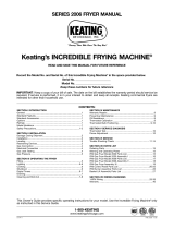 Keating Of Chicago Incredible Frying Machine SERIES 2006 User manual