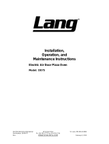 Lang DO75 Operating instructions