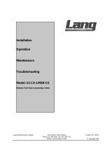 Lang ECCO-LMDR-CE User manual