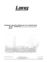 Lang CLGPB-36-E User manual