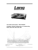 Lang G3EI User manual
