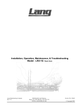 Lang LRO-1E User manual