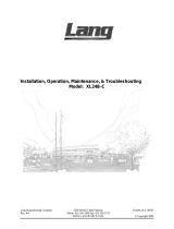 Lang XL-36 User manual