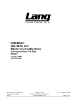 Lang GCOF-S-LP/NAT User manual