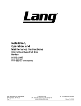Lang GCOF-SSD-NAT Operating instructions