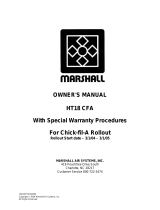 Marshall Air HT18 User manual