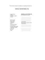 Marshall Air VT12 User manual