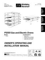 Middleby PS555-G Installation guide