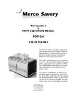 Merco Savory POP-2/4 User manual