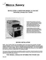 Merco Savory RB-33VS User manual