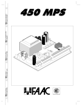 FAAC 450 MPS Control Panel Owner's manual