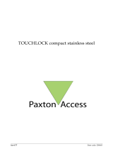 Paxton Touchlock Compact Operating instructions