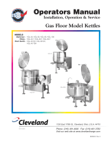 Cleveland Range KGL-60-SH User manual