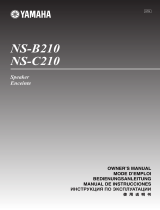 Yamaha NS-C210 User manual
