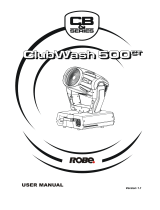 Robe Club Wash 500 CT User manual