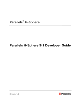 Parallels H-Sphere H-Sphere 3.1 User guide