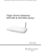Tilgin HG1351 Owner's manual