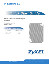 ZyXEL P-660HN-51 Owner's manual