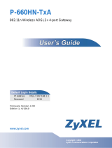 ZyXEL P-660HN-T1A Owner's manual