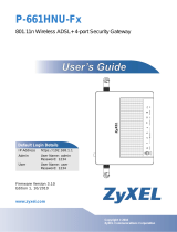 ZyXEL P-661H-61 Owner's manual