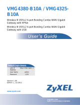 ZyXEL VMG4325-B10A Owner's manual