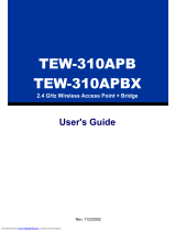 Trendnet TEW-310APBX Owner's manual