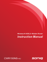 Soniq CWR150NS Owner's manual