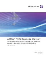 Alcatel-Lucent CellPipe 7130 RG Owner's manual