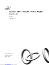 3com 3CRWER300-73-US - Wireless 11n Cable/DSL Firewall Router User manual