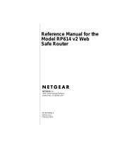 Netgear RP614 - Web Safe Router User manual