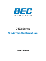 BEC-Technologies 7402GTMR4-SCED Owner's manual