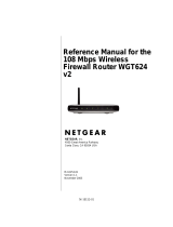 Netgear WGT624v1 - 108 Mbps Wireless Firewall Router User manual