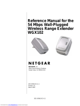Netgear WGX102v2 - 54 Mbps Wall-Plugged Wireless Range Extender Owner's manual