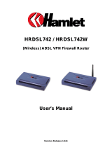 Hamlet HRDSL742W User manual